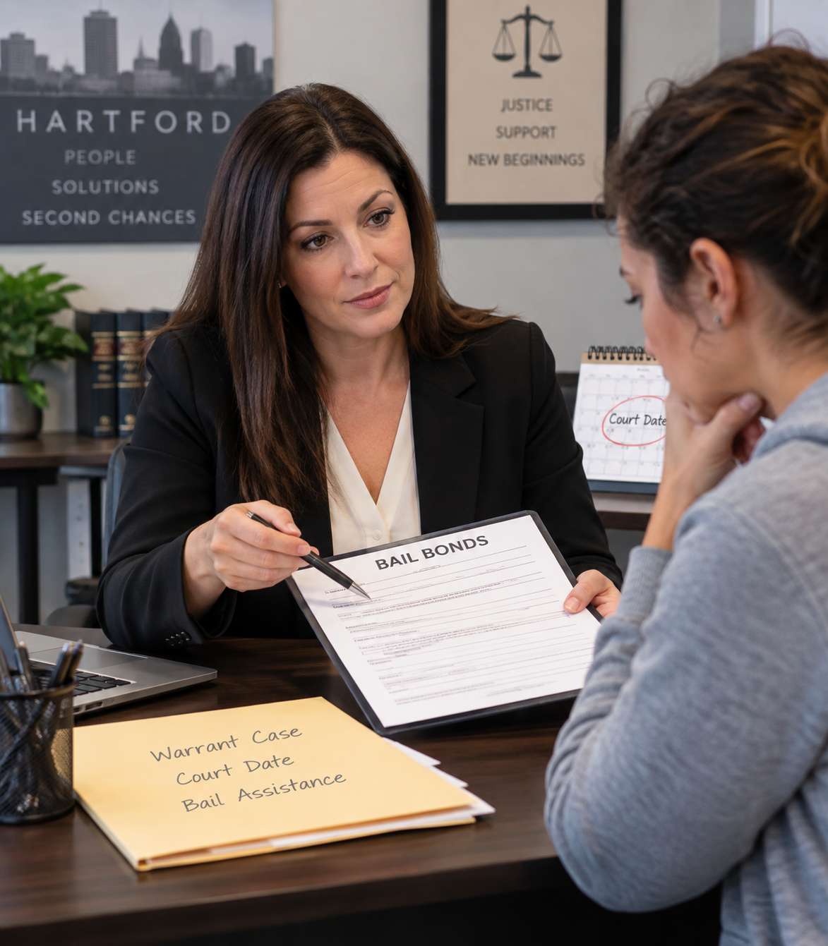 warrant bail bonds